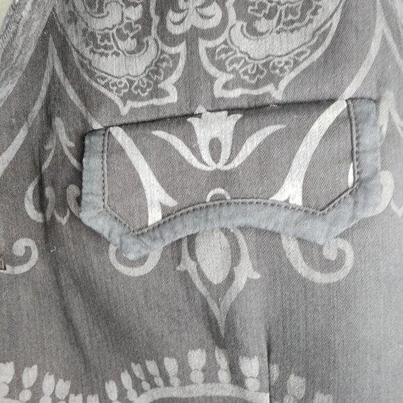 Haus Of Howe Black Patterned Blazer  99% Cotton 1% Spandex  42R - Picture 7 of 16